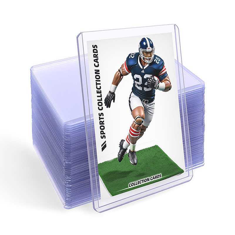 Super Clear Regular for Standard Card Slightly Flexible Top Loader Card Sleeves Premium Hard Plastic Card Protectors4