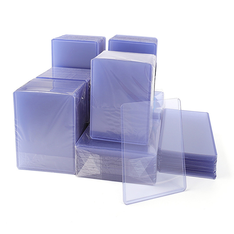 Super Clear Regular for Standard Card Slightly Flexible Top Loader Card Sleeves Premium Hard Plastic Card Protectors7