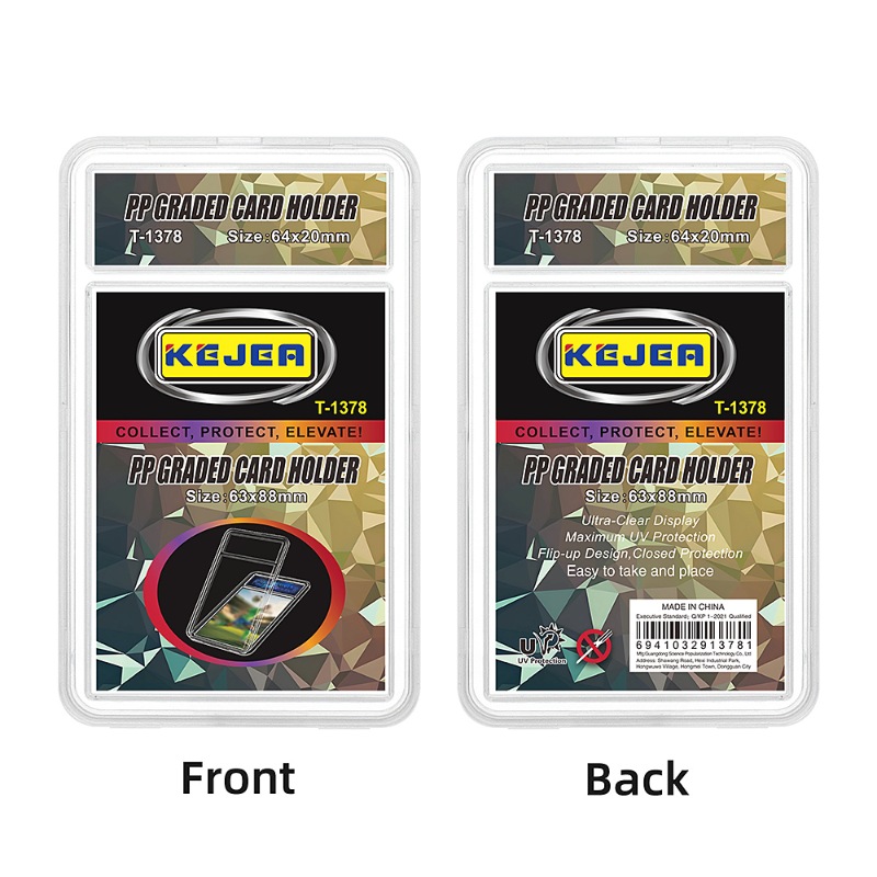 Transparent PP Graded Trading Card Sport Holder Baseball Graded Card Slab Psaed Slab Protector Cases (1)