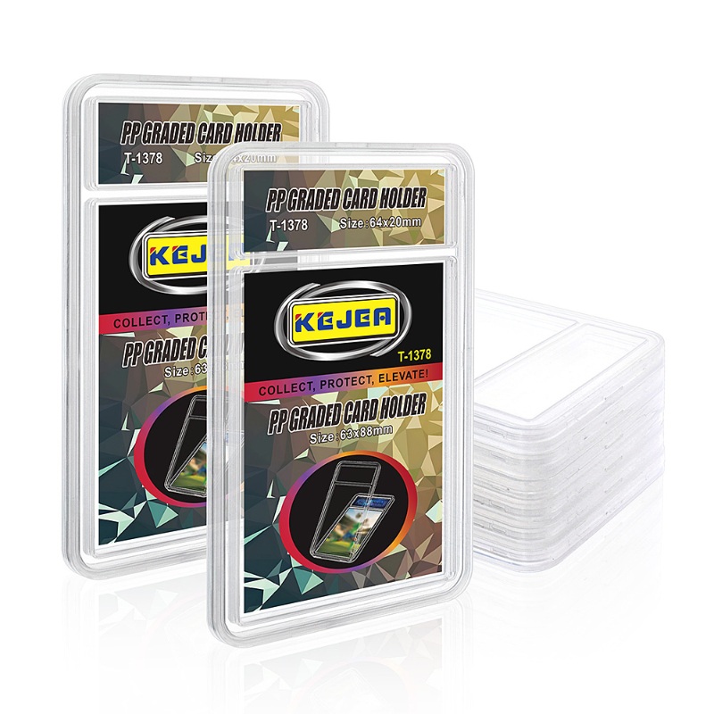 Transparent PP Graded Trading Card Sport Holder Baseball Graded Card Slab Psaed Slab Protector Cases (12)