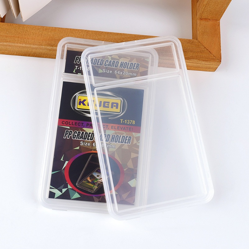 Transparent PP Graded Trading Card Sport Holder Baseball Graded Card Slab Psaed Slab Protector Cases (15)