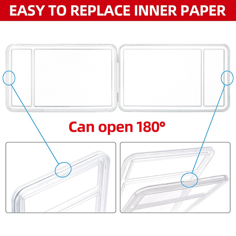 Transparent PP Graded Trading Card Sport Holder Baseball Graded Card Slab Psaed Slab Protector Cases (17)