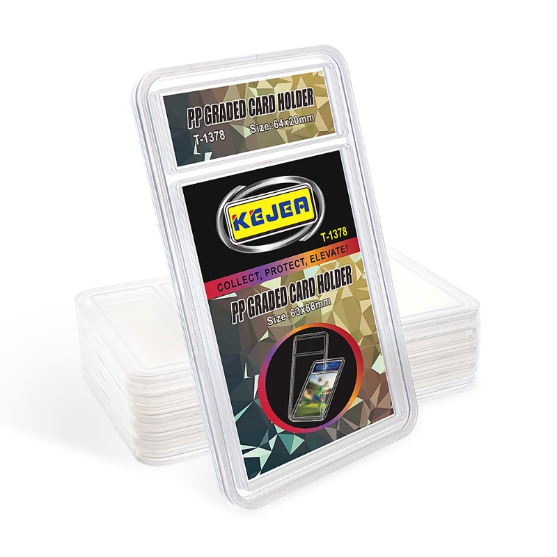 Transparent PP Graded Trading Card Sport Holder Baseball Graded Card Slab Psaed Slab Protector Cases (21)