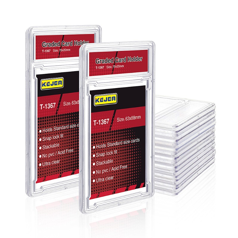 Transparent PP Graded Trading Card Sport Holder Baseball Graded Card Slab Psaed Slab Protector Cases (27)