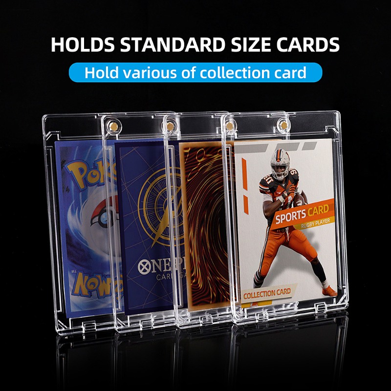 Wholesale 55 Pt 100% UV Protection Ultra Clear Rigid Case Magnetic Card (1)