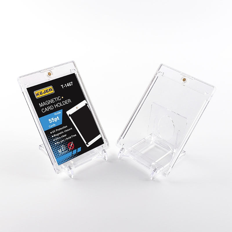 Wholesale 55 Pt 100% UV Protection Ultra Clear Rigid Case Magnetic Card (15)
