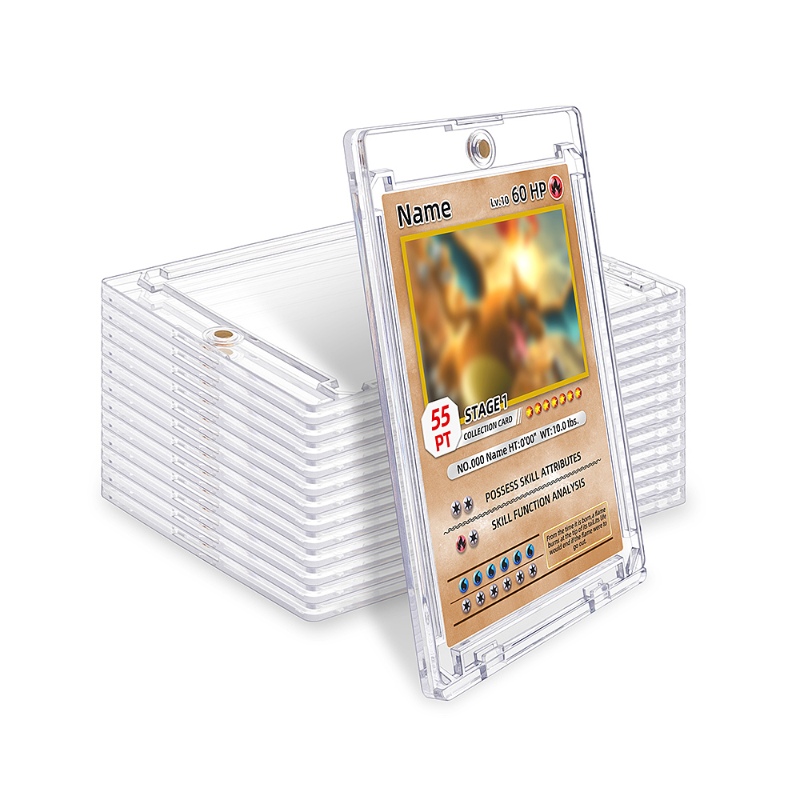 Wholesale 55 Pt 100% UV Protection Ultra Clear Rigid Case Magnetic Card (8)