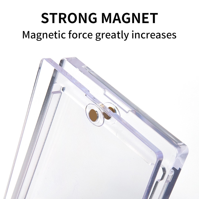 Wholesale Sport Baseball Clear Plastic Top loader One Touch Sleeve Case Trading Cards (10)