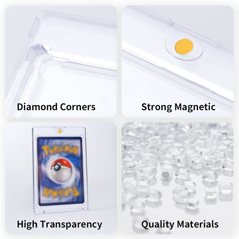 Wholesale Sport Baseball Clear Plastic Top loader One Touch Sleeve Case Trading Cards (11)