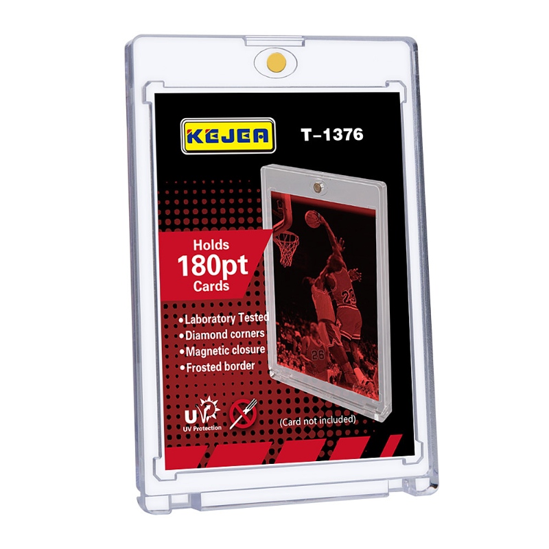 Wholesale Sport Baseball Clear Plastic Top loader One Touch Sleeve Case Trading Cards (9)