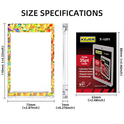 Custom Colorful One Touch Magnetic Card1