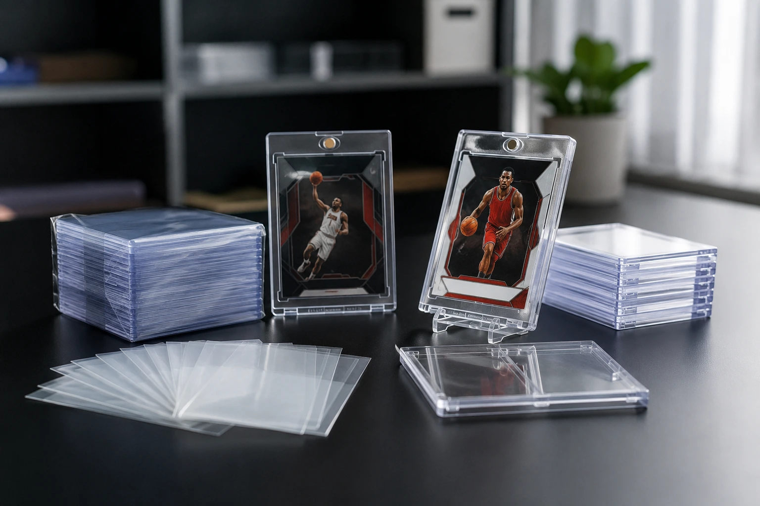 kejea-card-sleeves-toploaders-magnetic-holders
